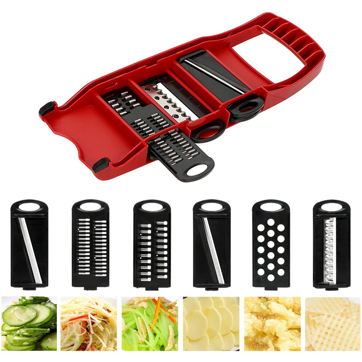 Multifunction Kitchen Slicer 6 Blades